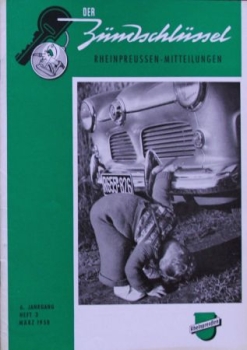 Rheinpreussen "Der Zuendschluessel" Gasstation-Magazine 1958 (1169)